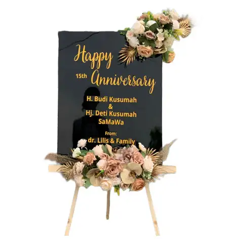 Papan Bunga Akrilik Margo Mulyo